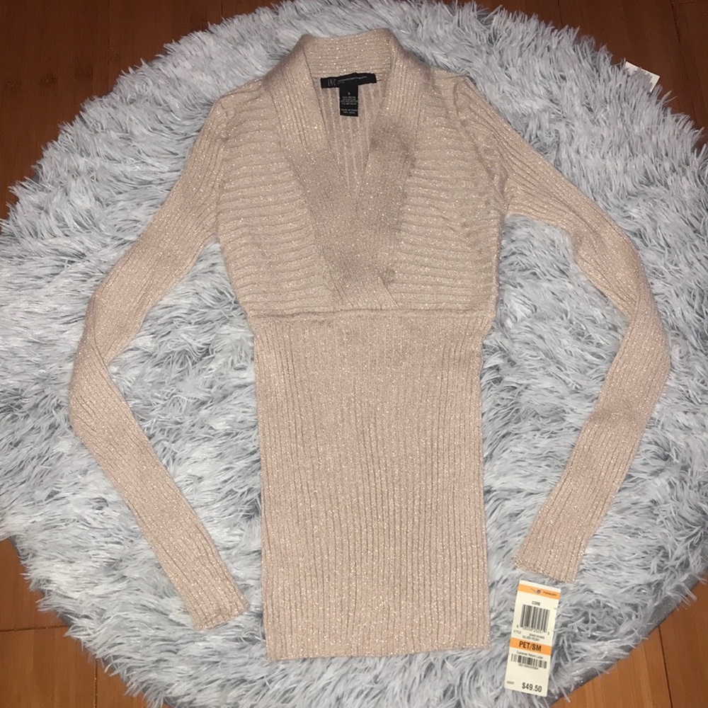 Blush Pink Sparkly Top